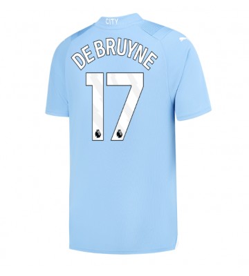 Maillot de foot Manchester City Kevin De Bruyne #17 Domicile 2023-24 Manches Courte